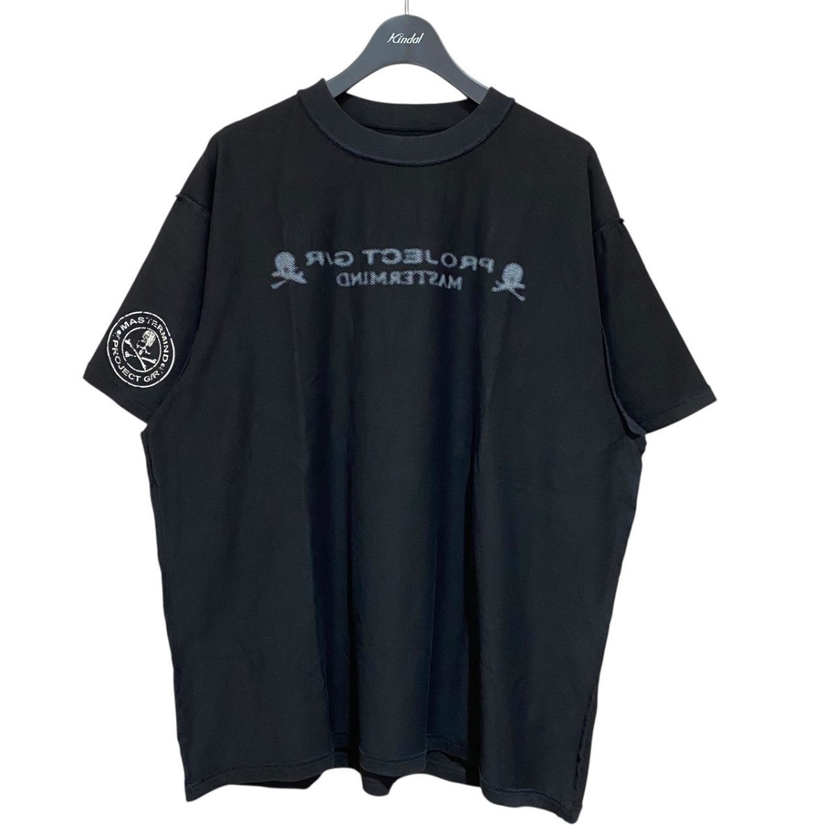 【正規取扱店】 PROJECT G／R×Mastermind ブラック T-SHIRTS OUT INSIDE JAPAN トップス