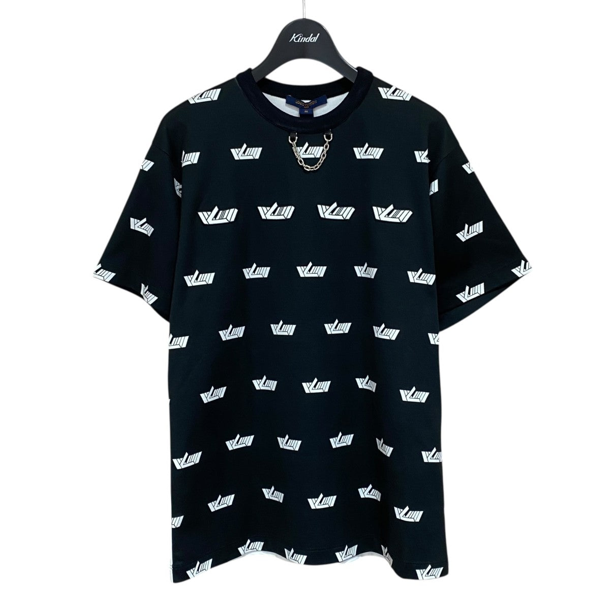 ルイヴィトン LOUIS VUITTON 22SS LVヴィテス Tシャツ RW221 ブラック サイズ：M LOUIS VUITTON(ルイヴィトン) 22SSLVヴィテス TシャツRW221