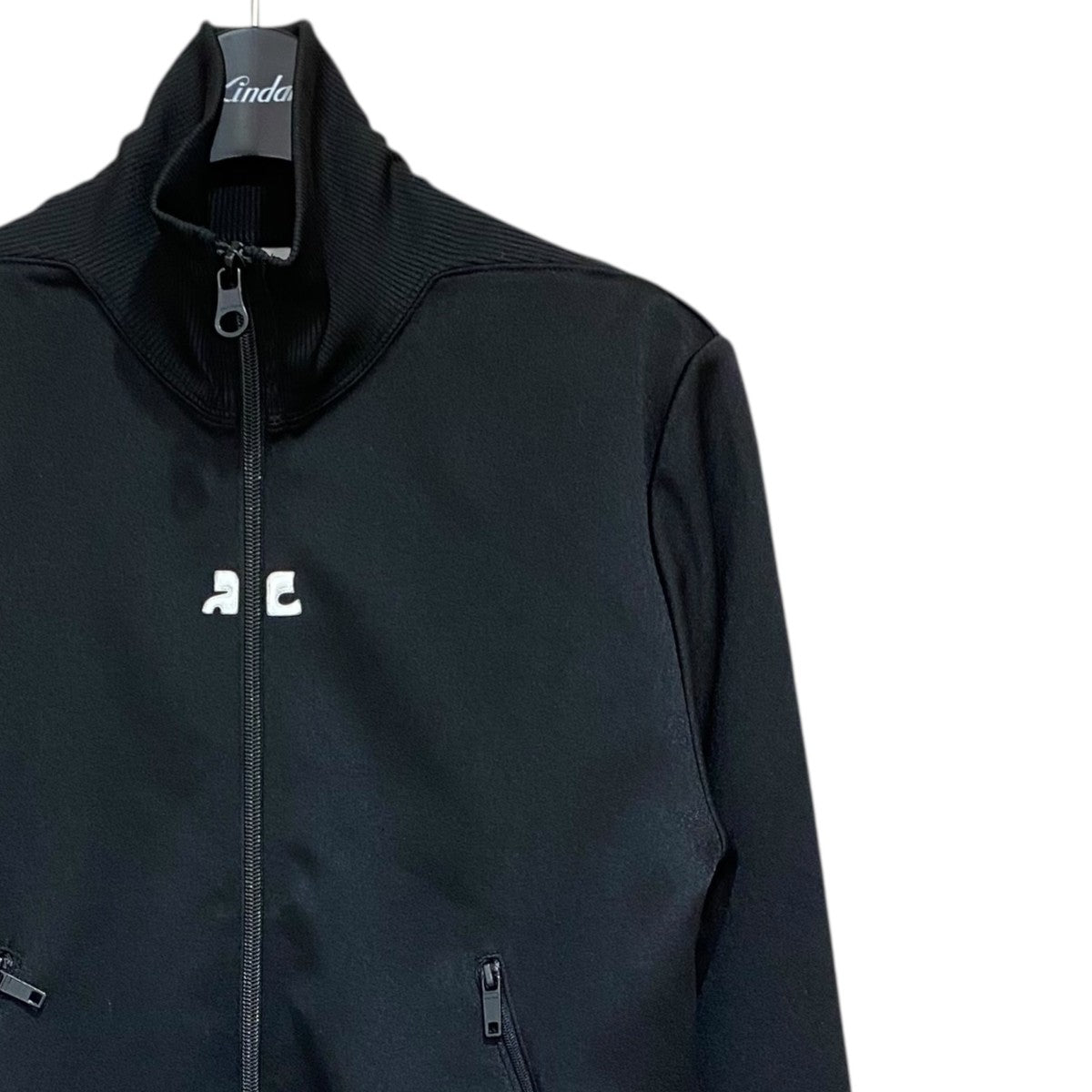 【Courreges(クレージュ)トラックジャケット ブラック】 Courreges(クレージュ)トラックジャケット ブラック】
