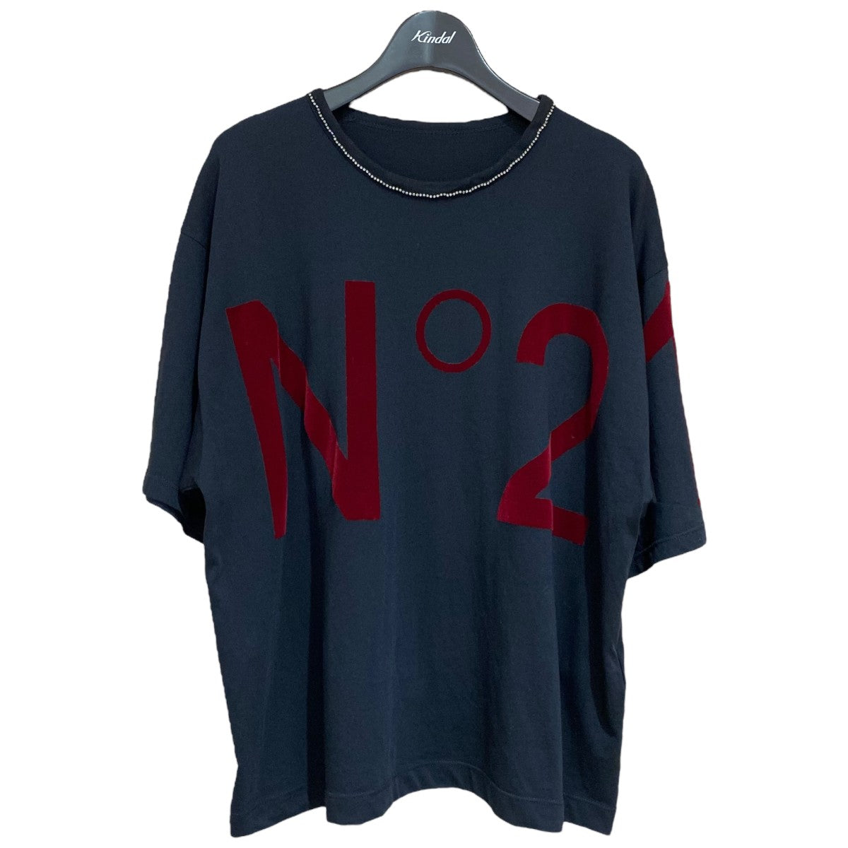 ラインストーンロゴＴシャツ18I-F091-4157