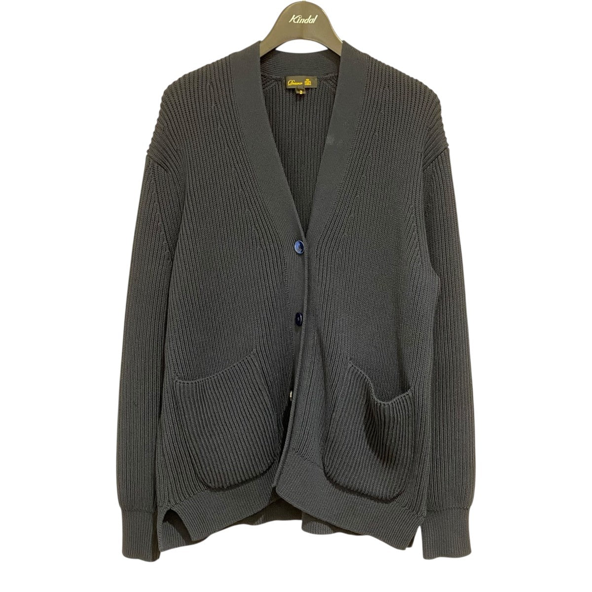 ニットカーディガン6515-105-0595 RESORT1 7Gあぜ編みｶｰﾃﾞｨｶﾞﾝ