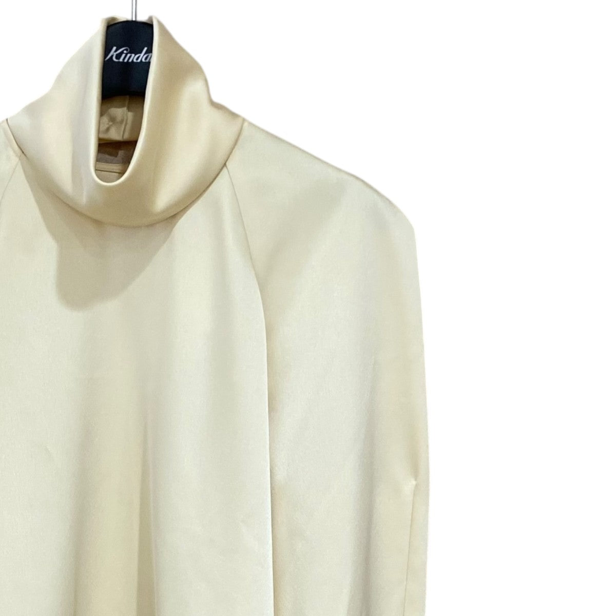 CLANE(クラネ) 17122-4212 CONSTRUCTIVE SATIN BLOUSE 17122
