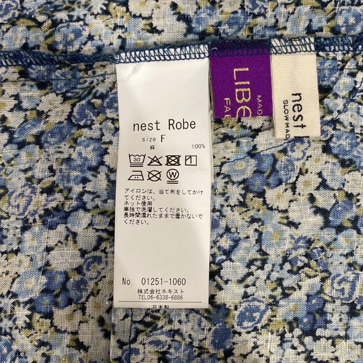 新品未使用 2022AW nest Robe リネンフリルパンツ タグ付き nest Robe(ネストローブ) リネンリバティフリルパンツ001251