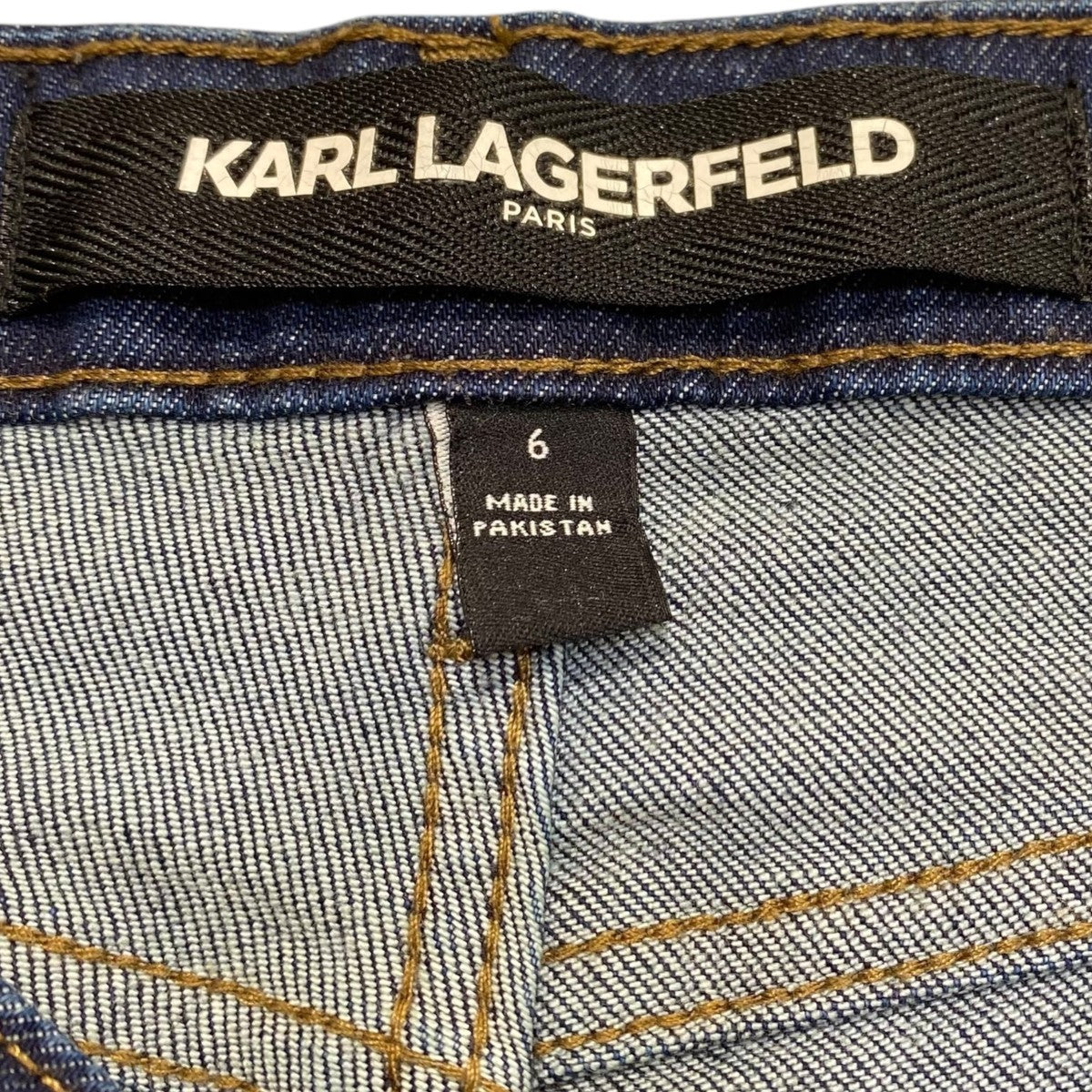 KARL LAGERFELD(カール ラガーフェルド) サイドロゴデニムパンツ