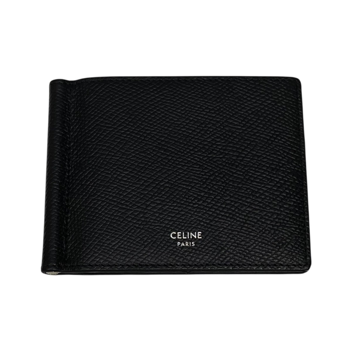 「未使用、極美品」CELINE 黒 レザー マネークリップ CELINE - セリーヌマネークリップの通販 by meme♡｜セリーヌ