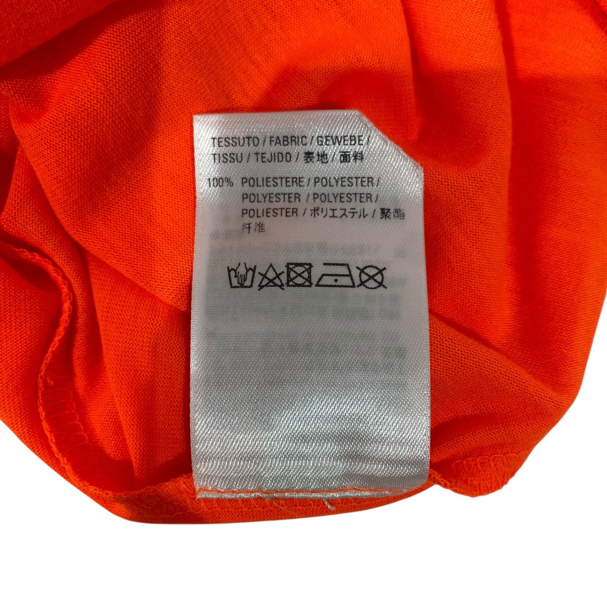 バレンシアガ BALENCIAGA メッセージプリントＴシャツ 661705 オレンジ サイズ：S BALENCIAGA(バレンシアガ) メッセージプリントTシャツ661705