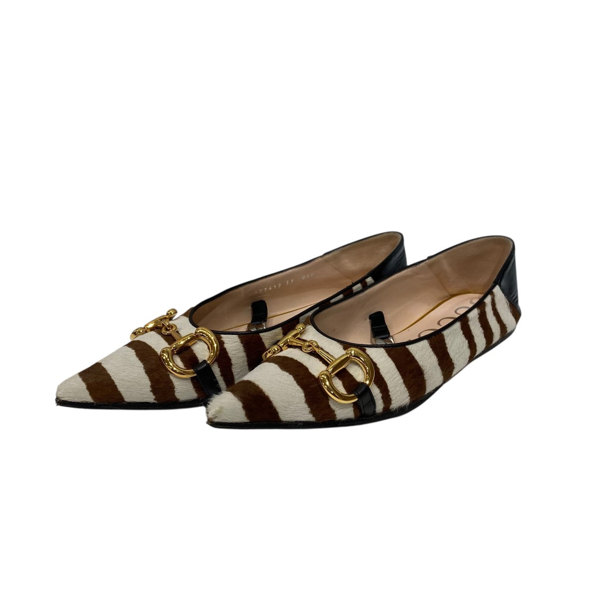 GUCCI(グッチ) ホースビットローファー ブラック サイズ 38