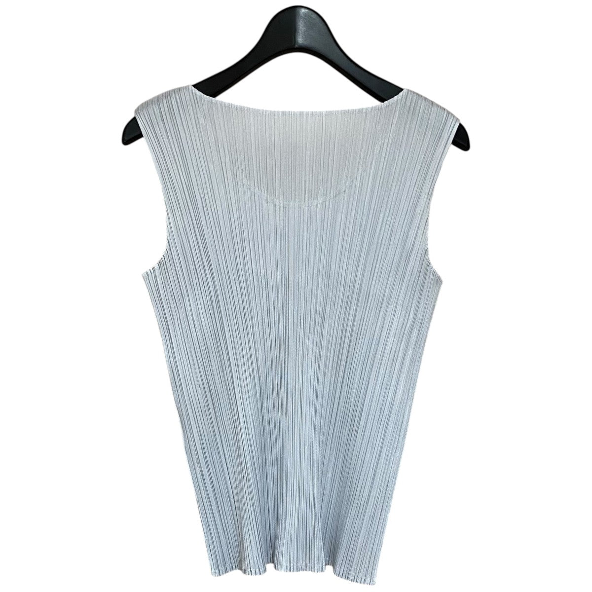美品　PLEATS PLEASE　プリーツプリーズ　タンクトップ　3 プリーツプリーズPLEATS PLEASE プリーツタンクトップ 青3 (K