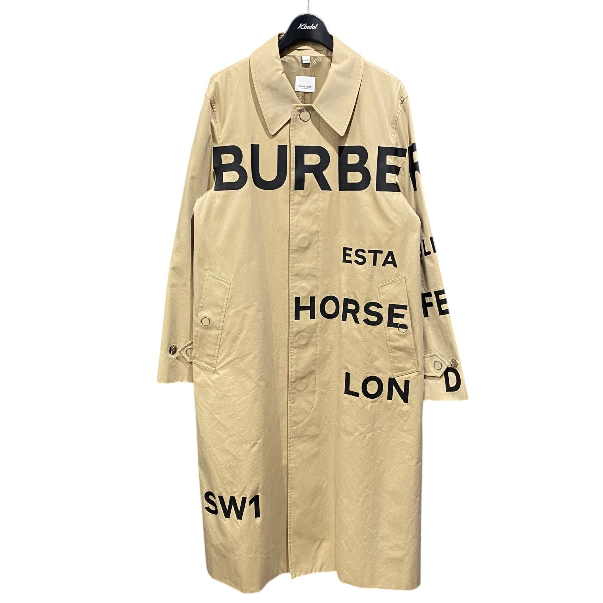 BURBERRY ホースフェリーステンカラーコート8015897 古着・中古-1枚目のアイテム画像