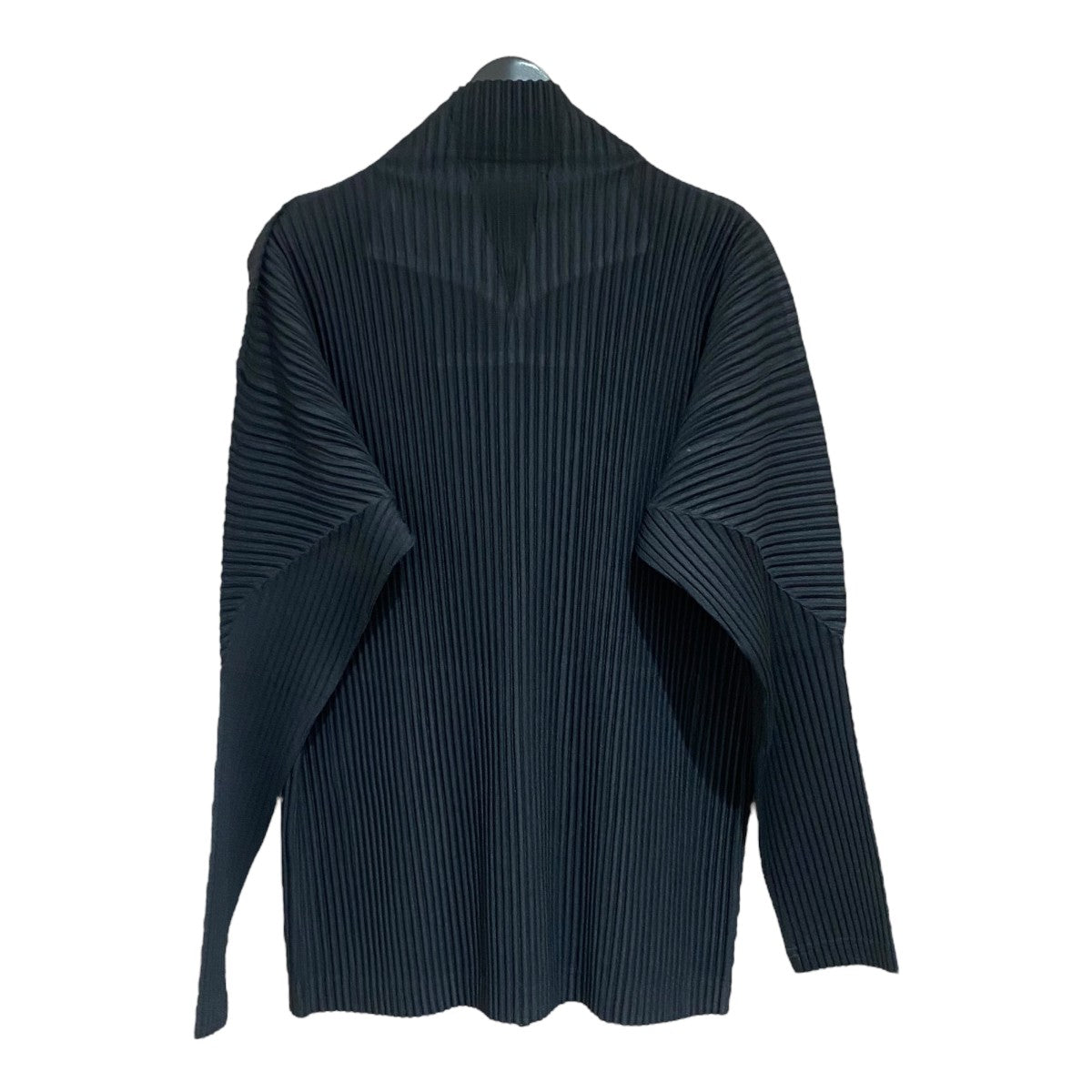 HOMME PLISSE ISSEY MIYAKE BASICSプリーツジップアップジャケットHP55JL440 古着・中古-2枚目のアイテム画像