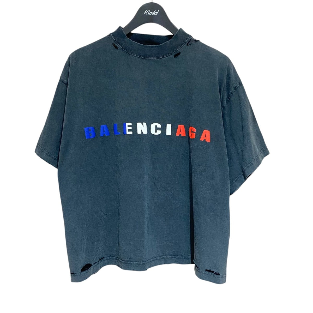 InternationalクロップドTシャツ ダメージ加工818431