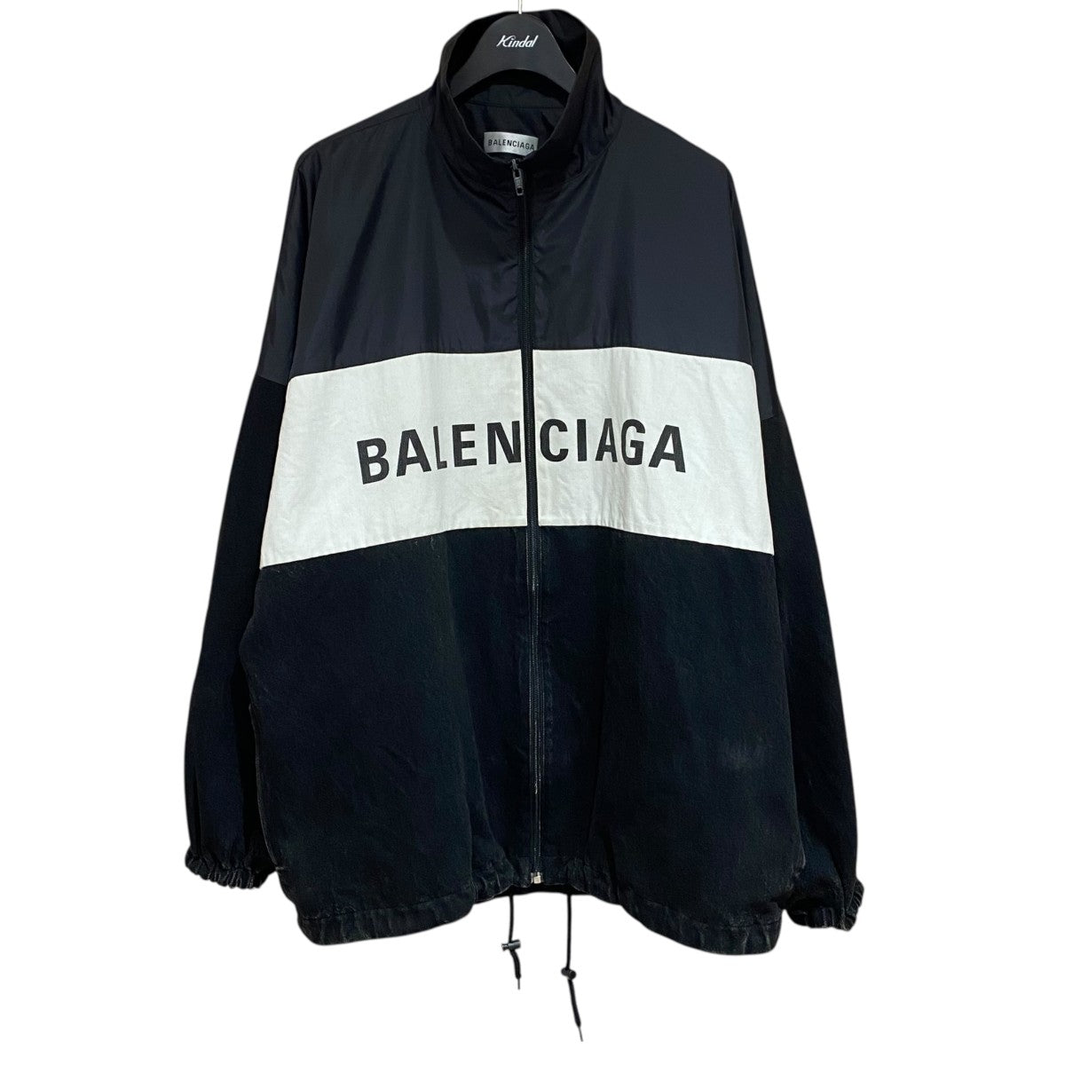 BALENCIAGA(バレンシアガ) ロゴプリント 切替ジャケット529213
