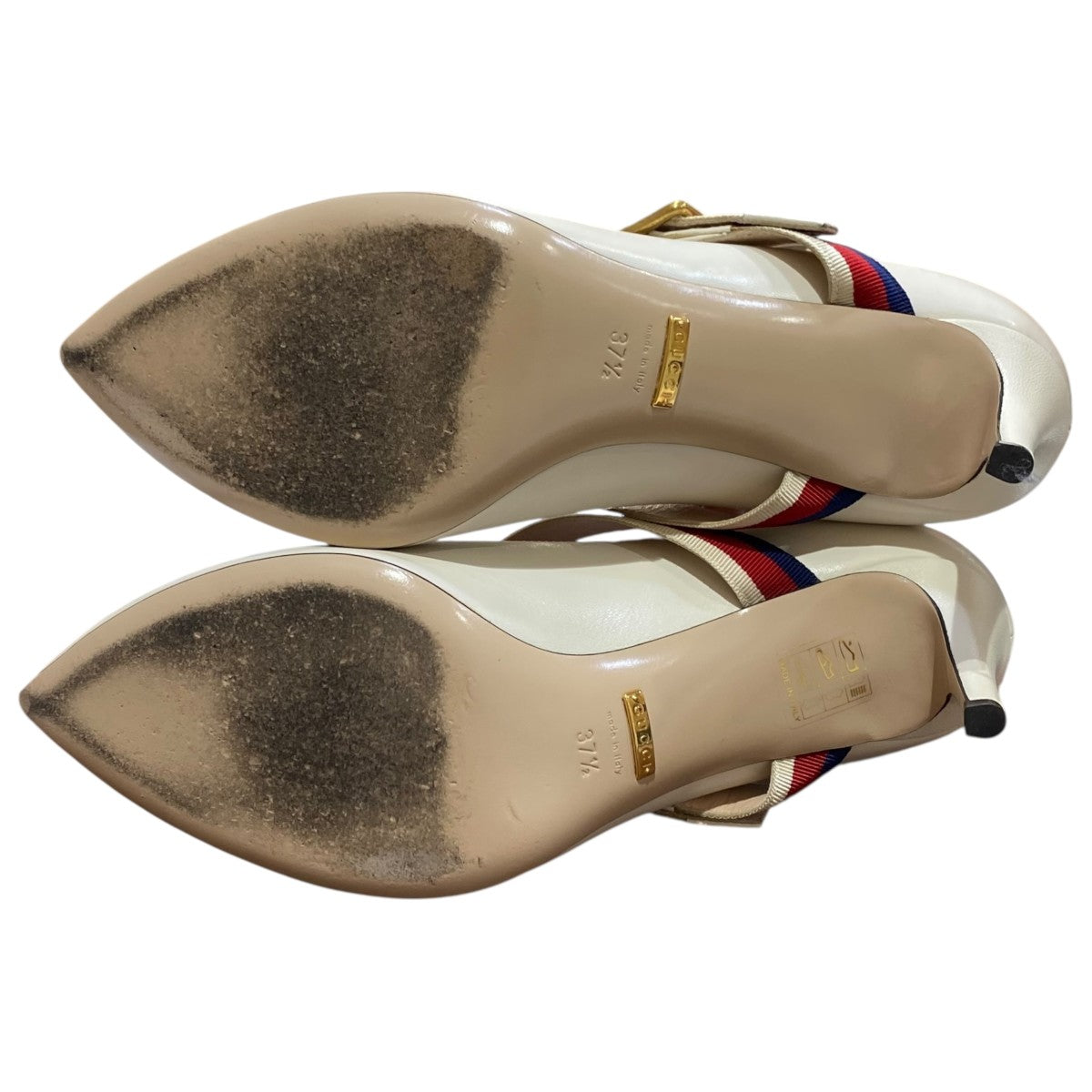 GUCCI(グッチ) ヒールパンプス475086 475086 ベージュ サイズ 37