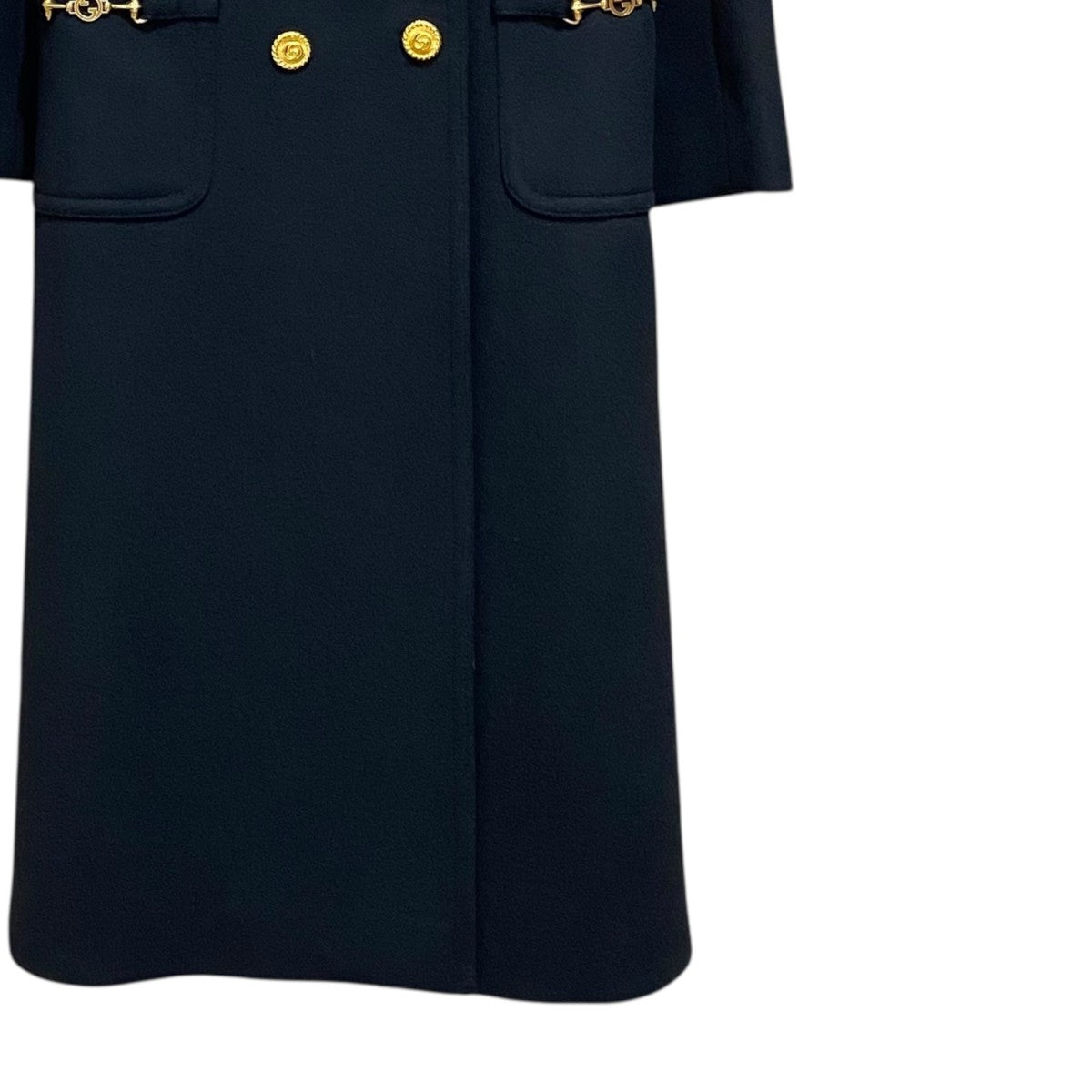 GUCCI インターロッキング カシミヤ混 ロングコート 42サイズ GG柄 GUCCI(グッチ) インターロッキングGロングコート592185 592185