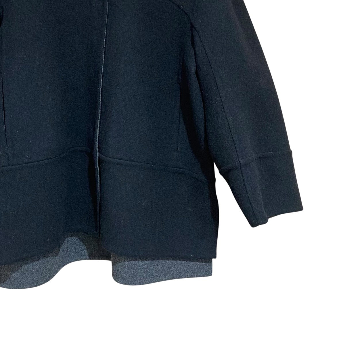 Drawer(ドゥロワー) ウールカシミヤバスケットケヌキノーカラー