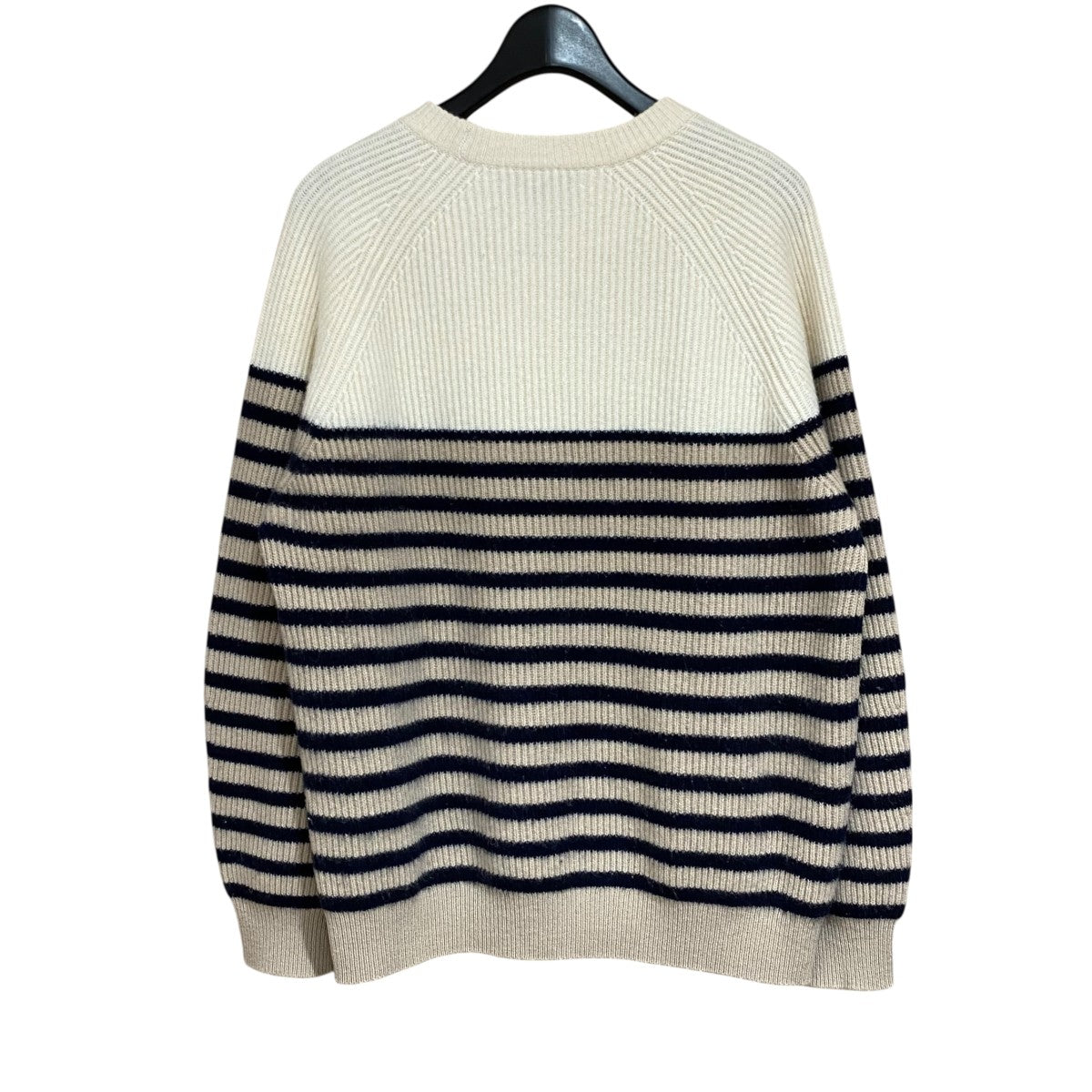 Drawer ドロワー　カシミヤボーダーセーター ドロワー カシミヤボーダーニット Drawer（ドゥロワー）：カシミヤ