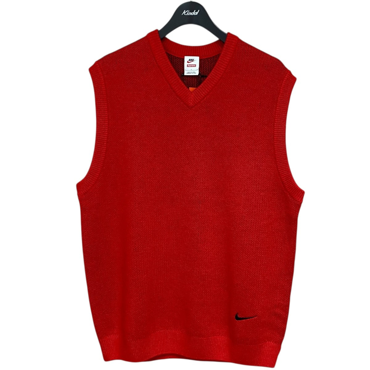 Supreme®/Nike® Sweater Vest L シュプリーム ナイキ Supreme×NIKE SWEATER VEST レッド サイズ L｜【公式】カインド