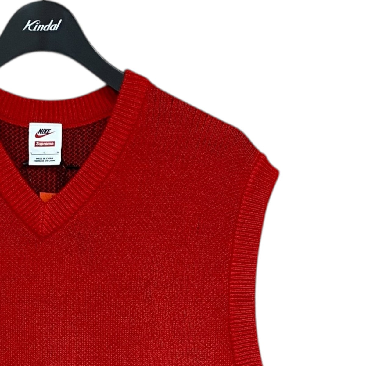 Supreme×NIKE SWEATER VEST レッド サイズ L｜【公式】カインド