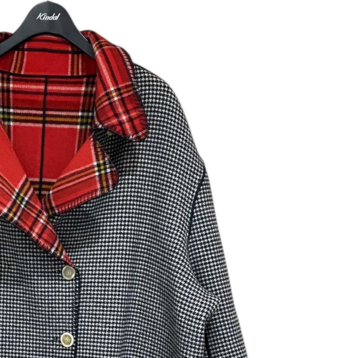 Marni レザートリミング ギンガムチェック レインコート Marni レザートリミング ギンガムチェック レインコート Marni レザー