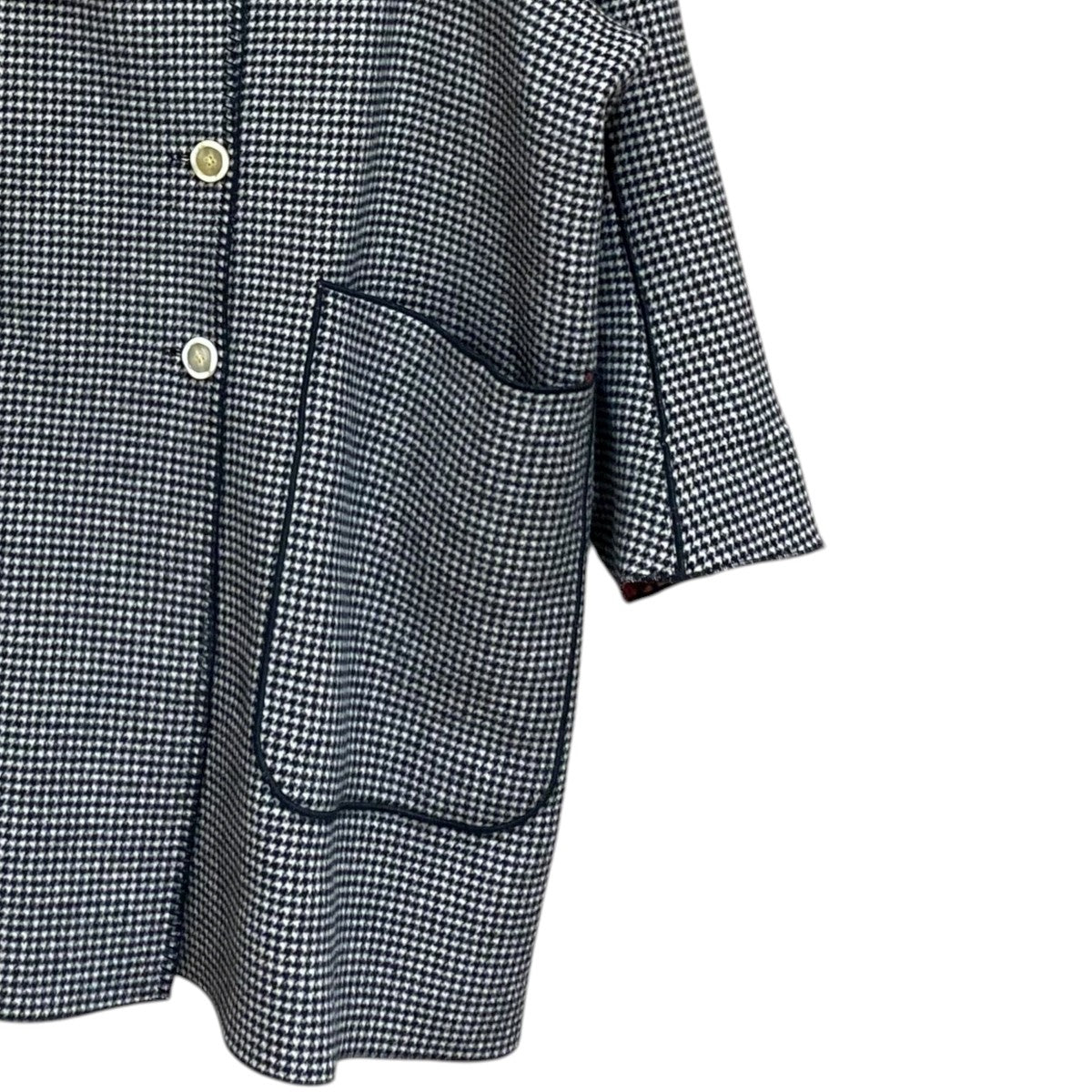 MARNI(マルニ) リバーシブルコートチェック 千鳥格子CPMA0172BN