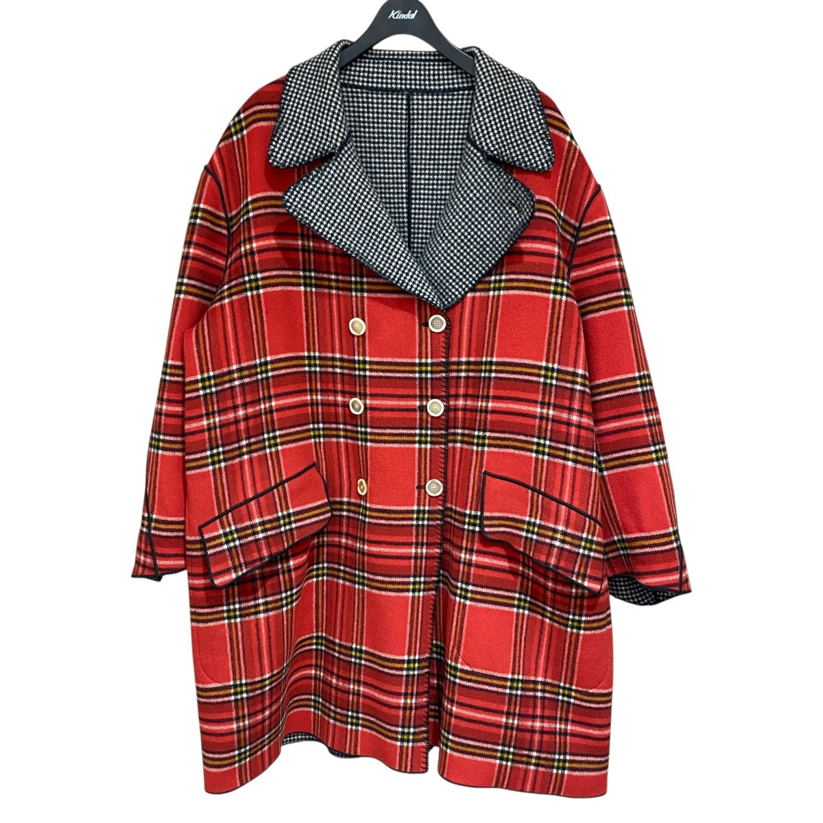 MARNI(マルニ) リバーシブルコートチェック 千鳥格子CPMA0172BN