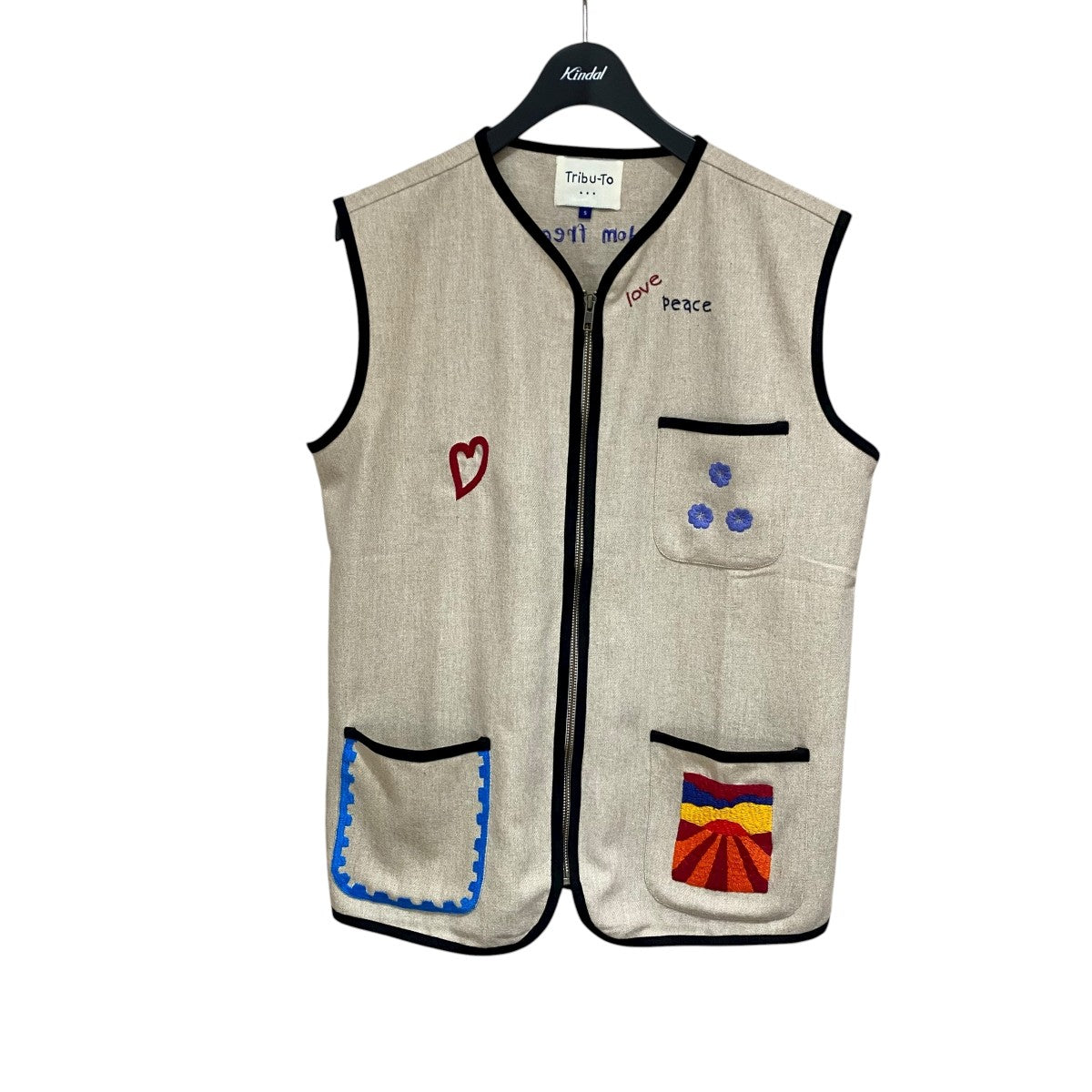 刺繍ベスト