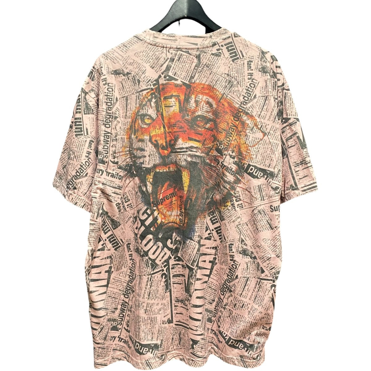 25AWNewspaper S／S Top