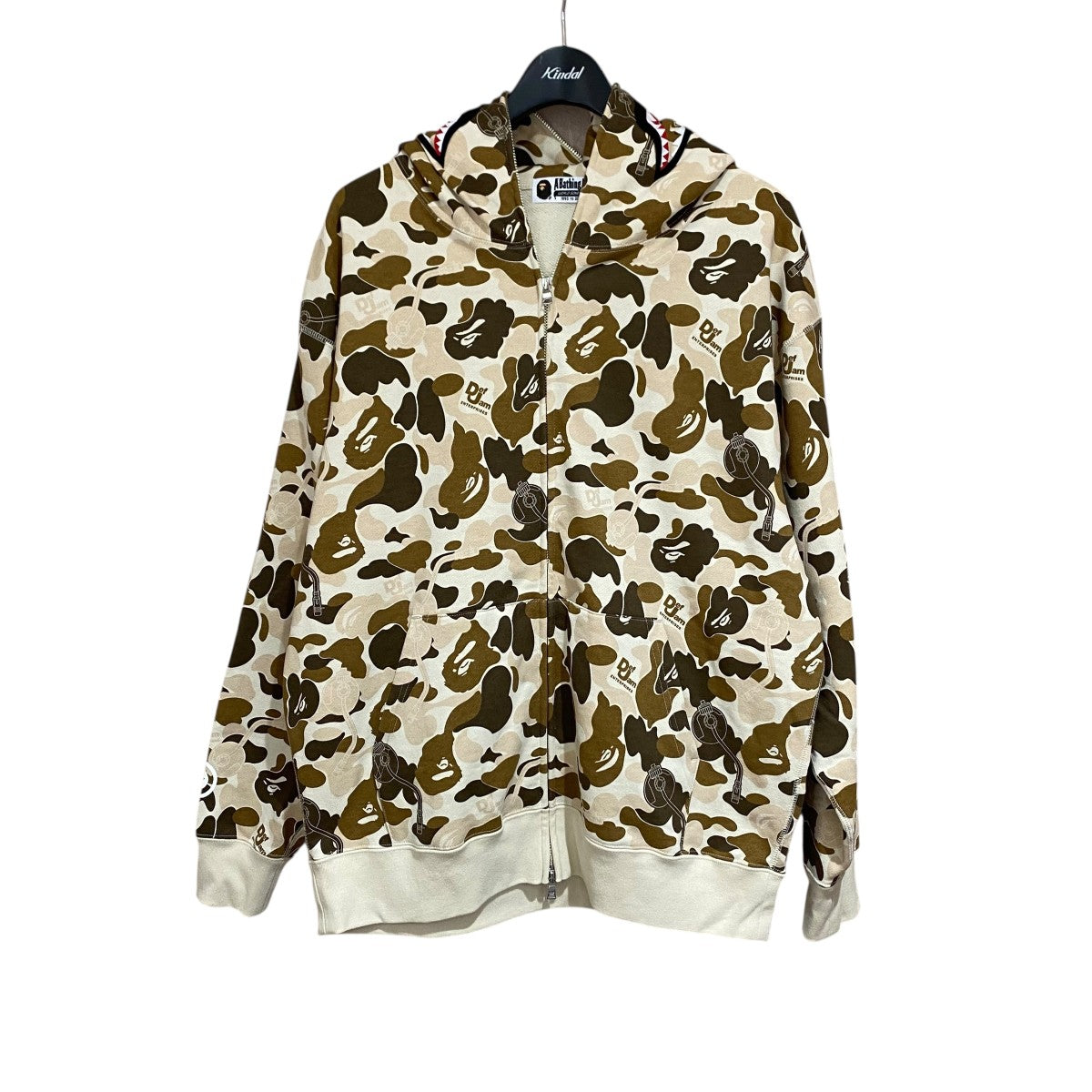 CAMO SHARK RELAXED FIT FULL ZIP HOODIE001ZPL731905C