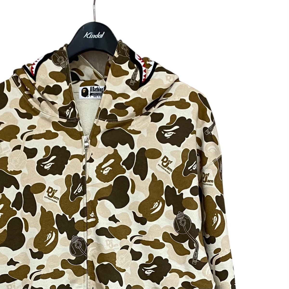 CAMO SHARK RELAXED FIT FULL ZIP HOODIE001ZPL731905C