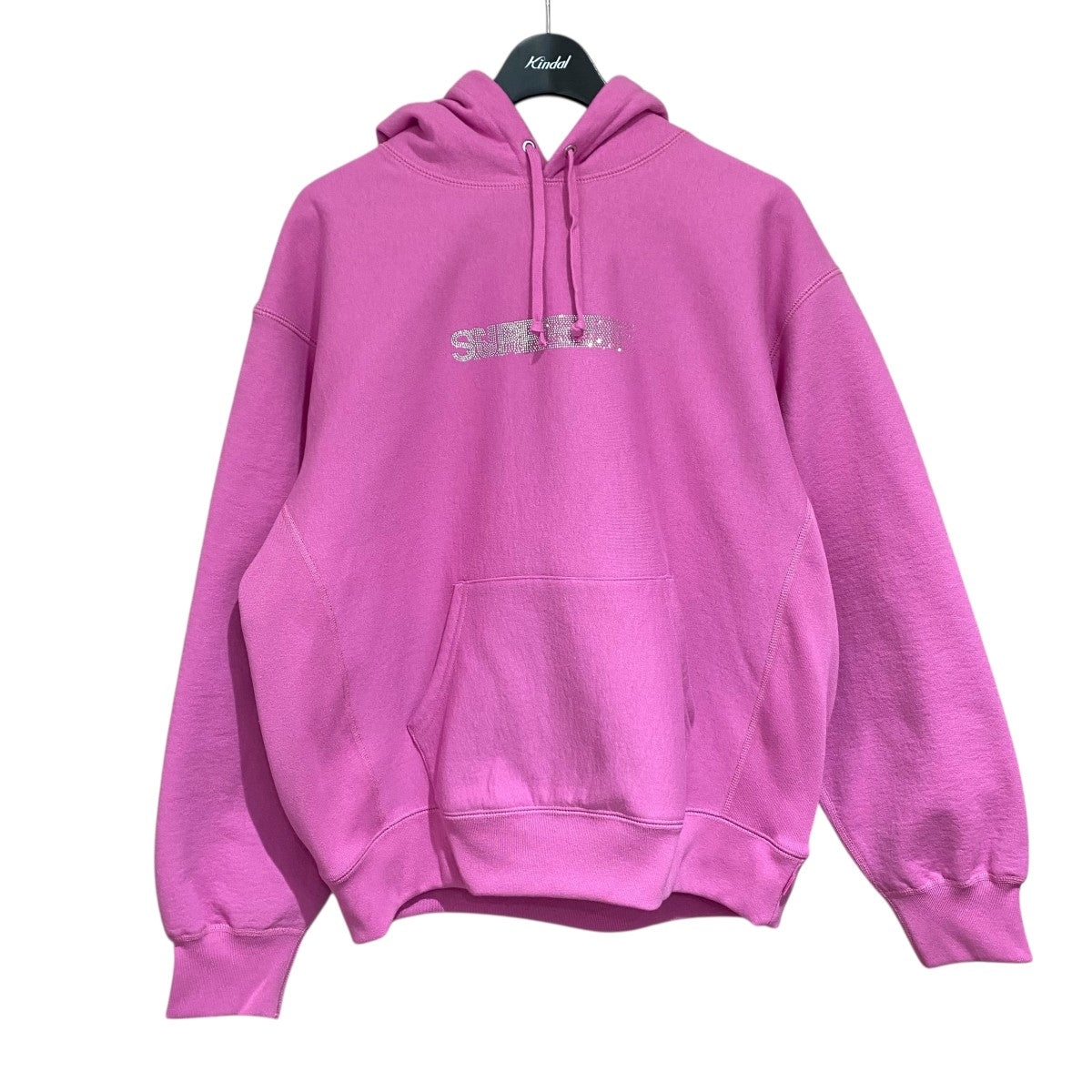 Supreme×SWAROVSKI 25AWMotion Logo Hooded Sweatshirt 古着・中古-1枚目のアイテム画像