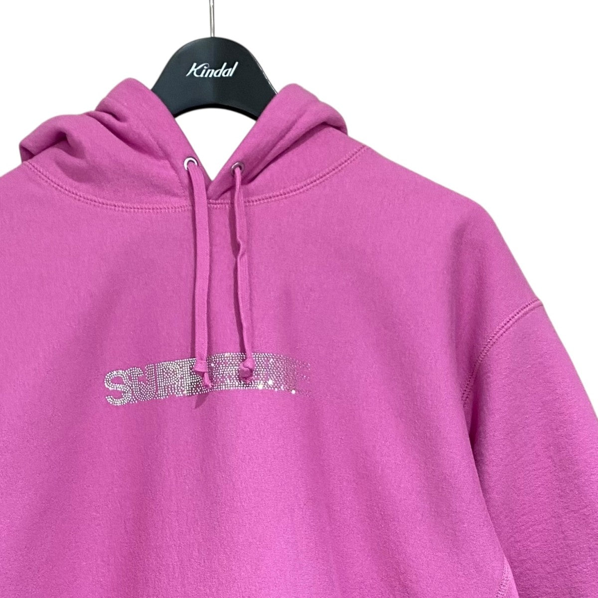 Supreme×SWAROVSKI 25AWMotion Logo Hooded Sweatshirt 古着・中古-3枚目のアイテム画像