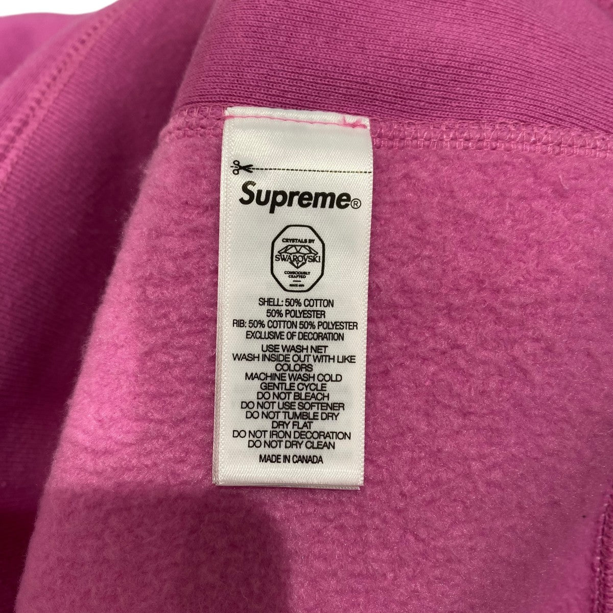 Supreme×SWAROVSKI 25AWMotion Logo Hooded Sweatshirt 古着・中古-5枚目のアイテム画像