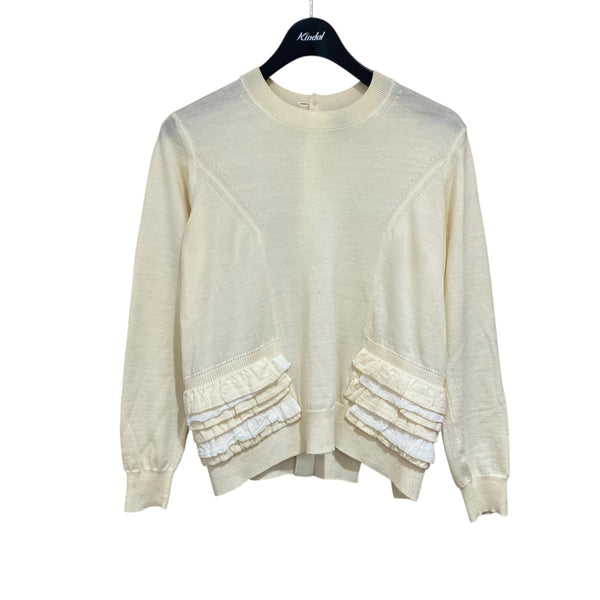 tricot COMME des GARCONS(トリココムデギャルソン) フリルニットTG
