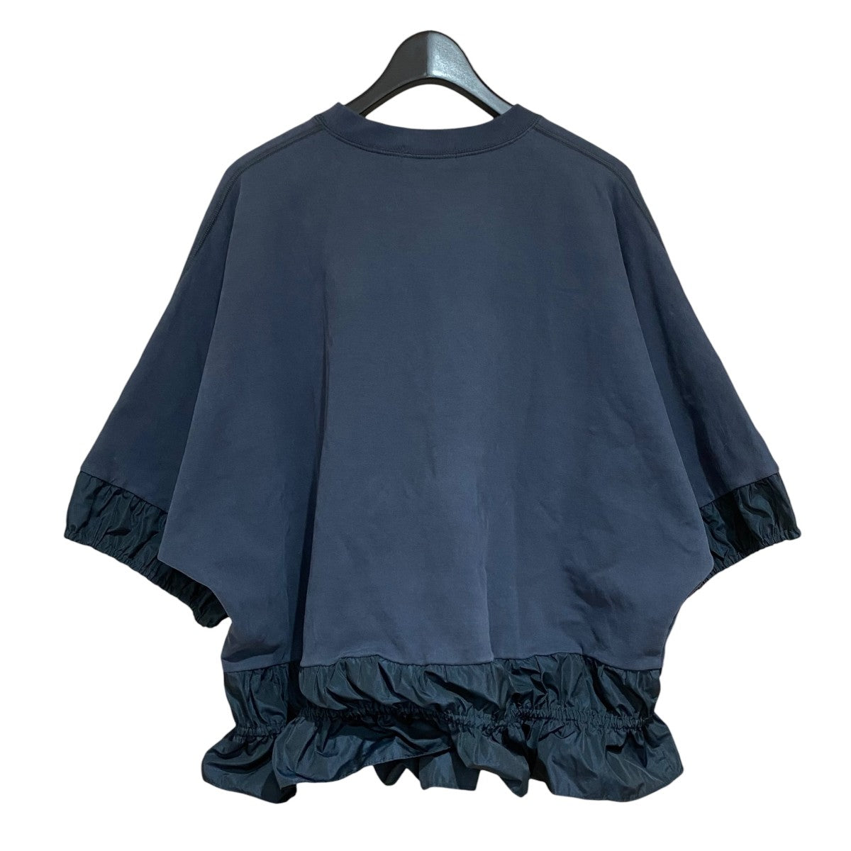 25SS裏毛ヘムフリルブラウス6517-299-0737