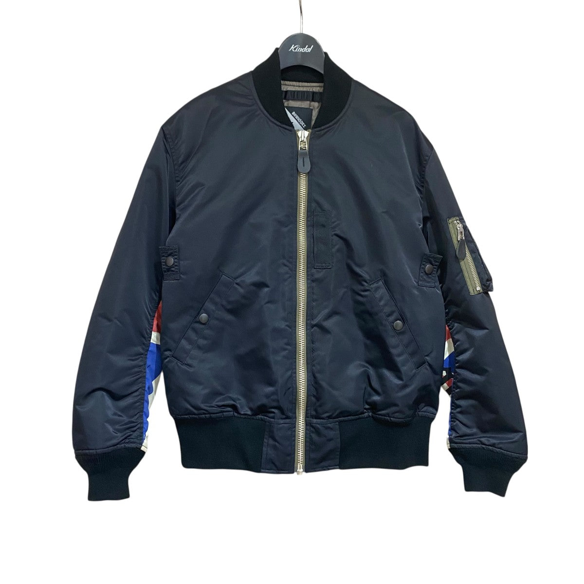 スリーブユニオンフラッグ柄 MA-1 JACKET