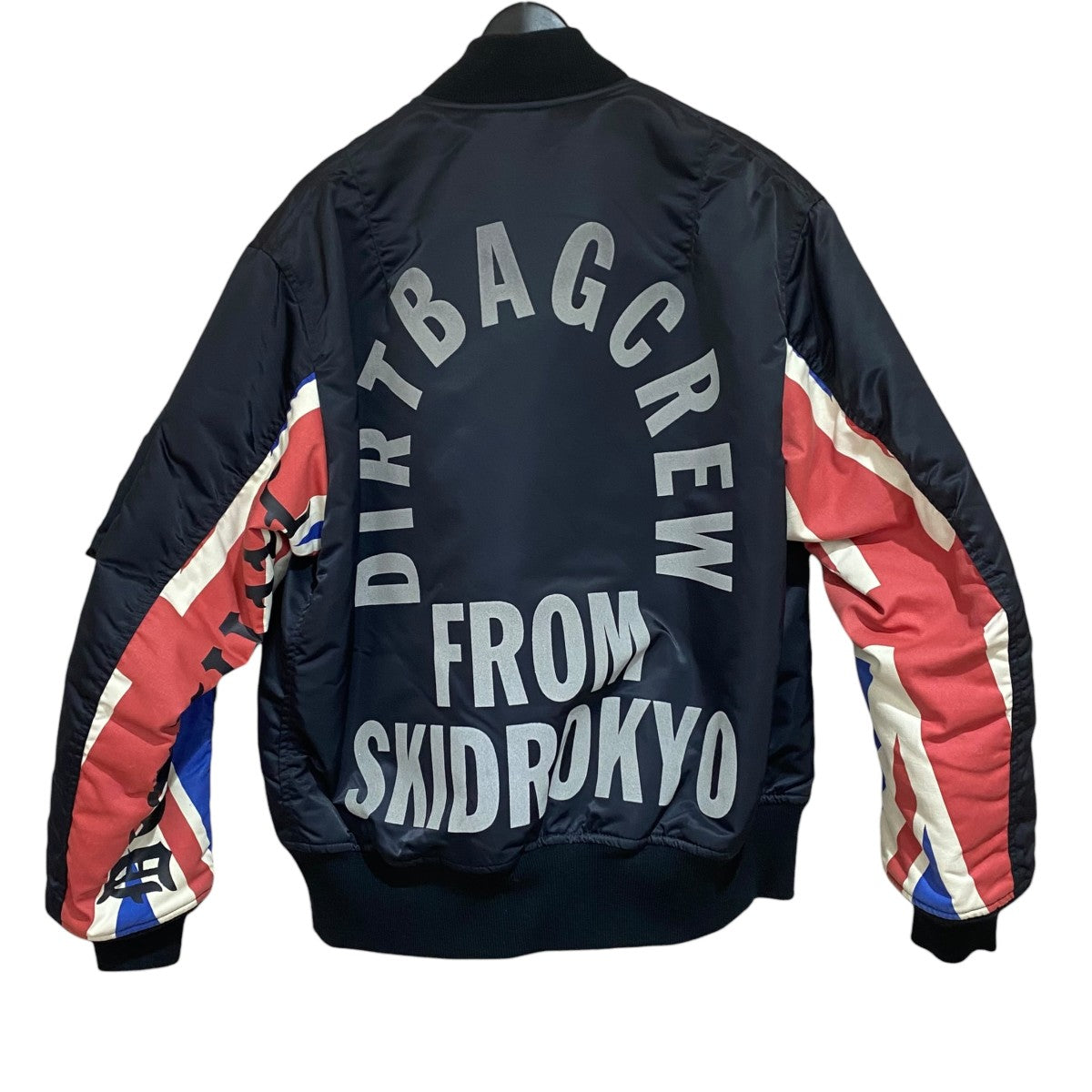 スリーブユニオンフラッグ柄 MA-1 JACKET