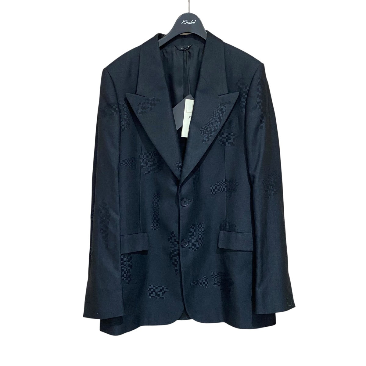 希少 美品 FENDI クラウドモチーフ ジャガード テーラード ジャケット 希少 美品 FENDI クラウドモチーフ ジャガード テーラード ジャケット