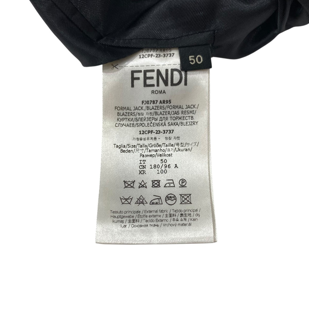 FENDI 総柄テーラードジャケットFJ0787 AR95 古着・中古-5枚目のアイテム画像