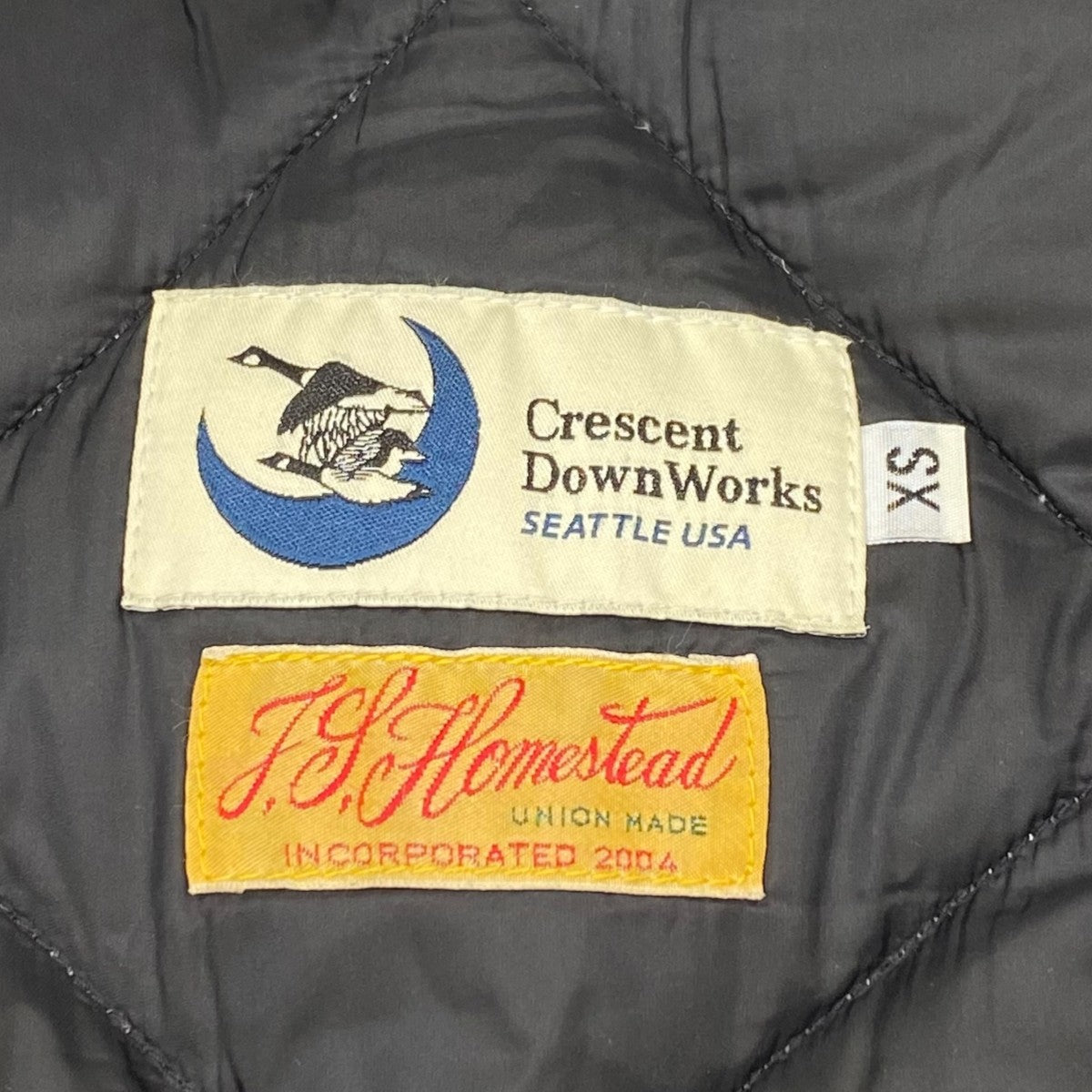 ダウンジャケット16-011-480-0008-3-0 J.S.HOMESTEAD別注  刺し子ﾀﾞｳﾝｼﾞｬｹｯﾄ