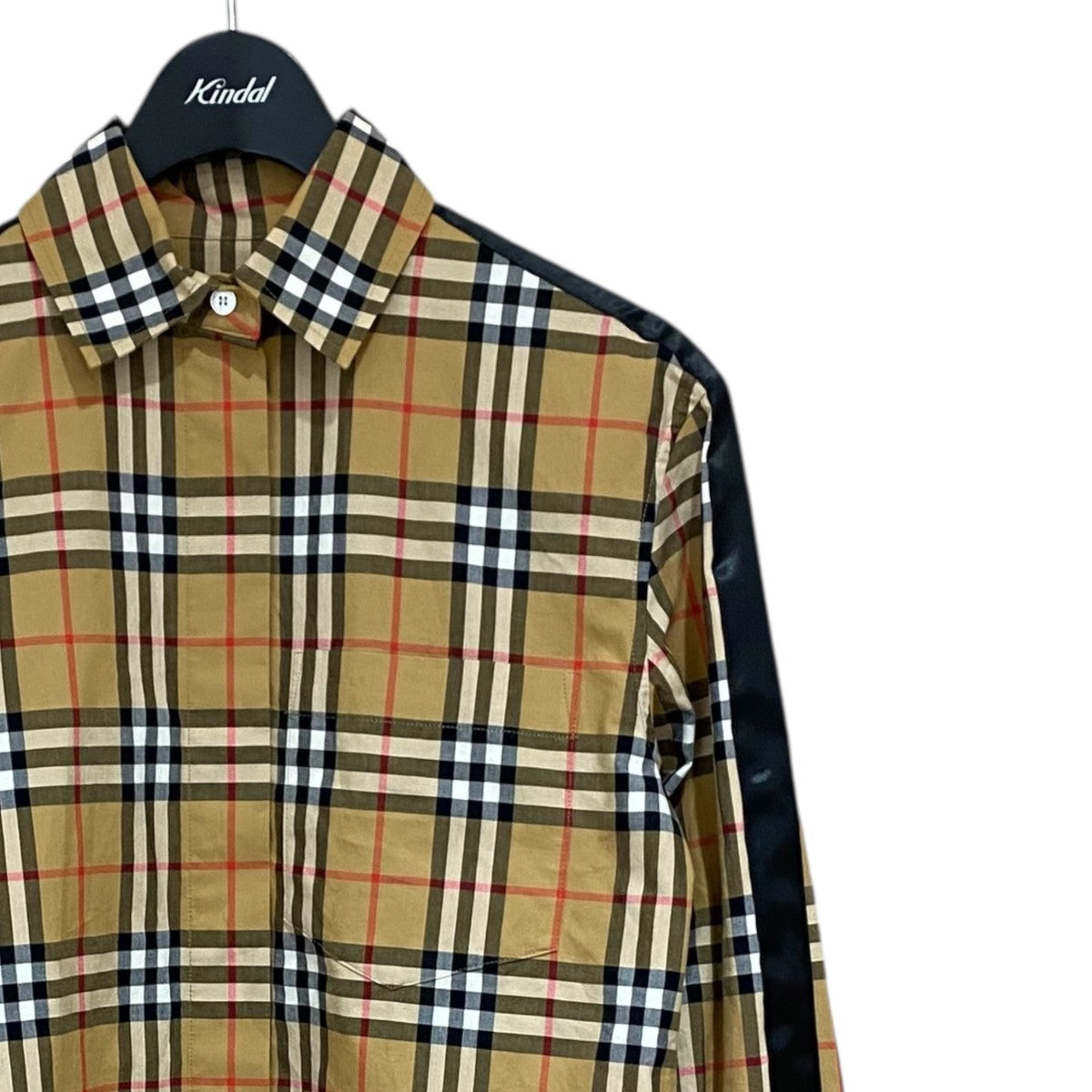 スリーブラインチェックシャツ4072724