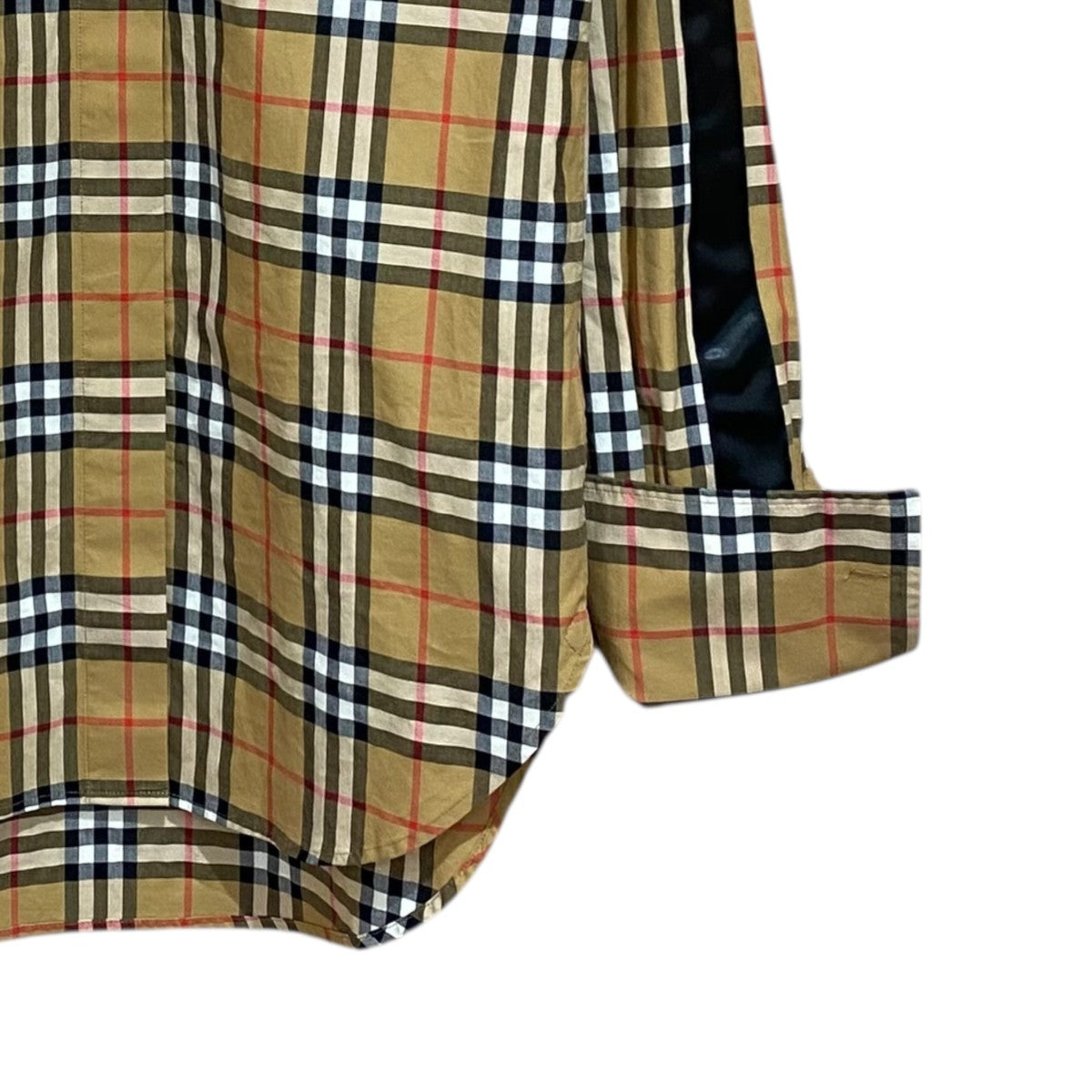 スリーブラインチェックシャツ4072724