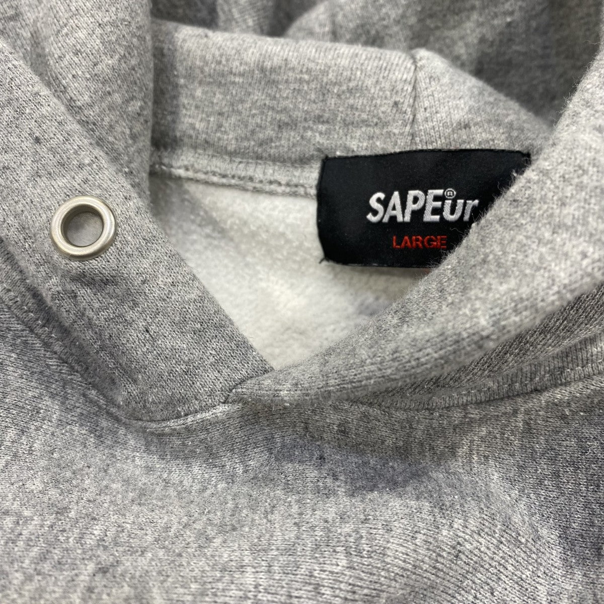 SAPEuR グレー パーカー 中古・古着通販】SAPEur (サプール) パーカー グレー サイズ:LARGE