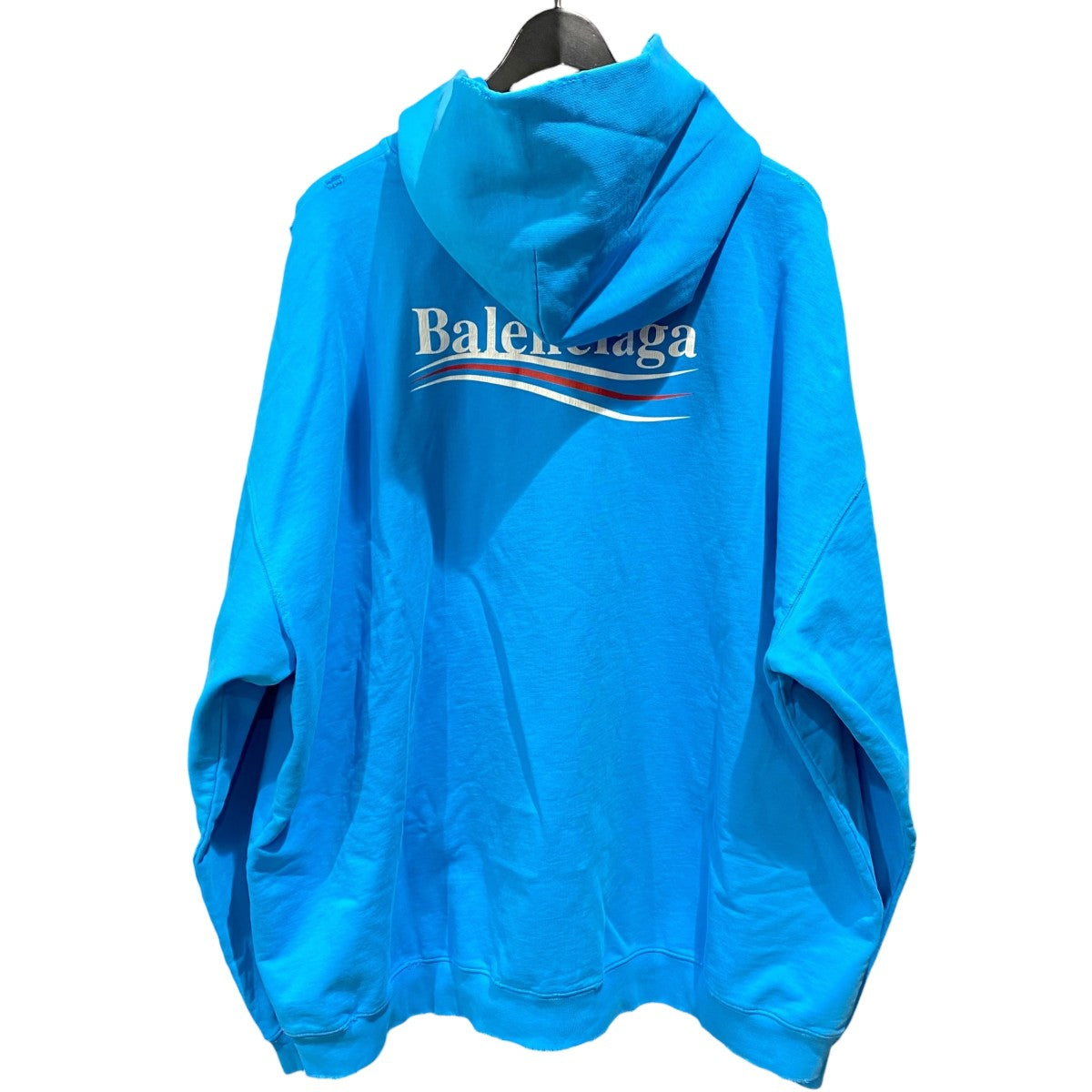 BALENCIAGA ダメージ加工 キャンペーンロゴ パーカー620973 古着・中古-2枚目のアイテム画像