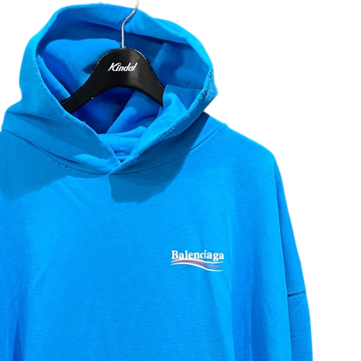 BALENCIAGA ダメージ加工 キャンペーンロゴ パーカー620973 古着・中古-3枚目のアイテム画像