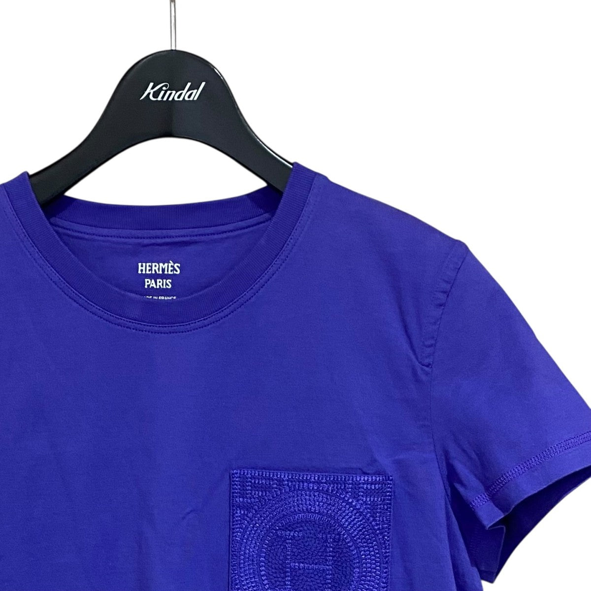 HERMES(エルメス) H刺繍Tｼｬﾂ3H4614DL 3H4614DL パープル サイズ 36