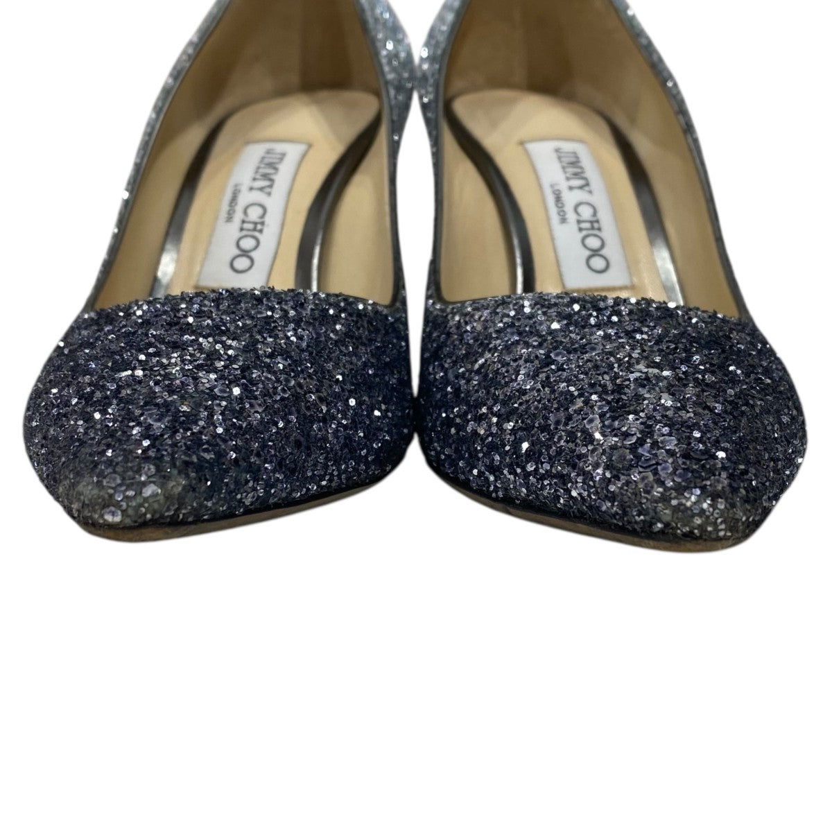 JIMMY CHOO(ジミーチュウ) ヒールパンプスグリッターヒールパンプス