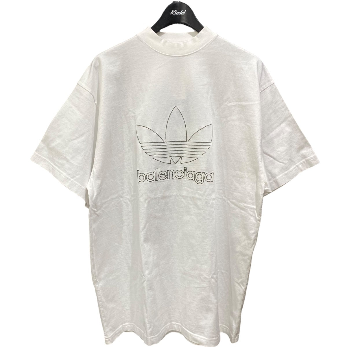 BALENCIAGA×adidas adidasロゴ刺繍 オーバーサイズ Tシャツ723976 古着・中古-1枚目のアイテム画像
