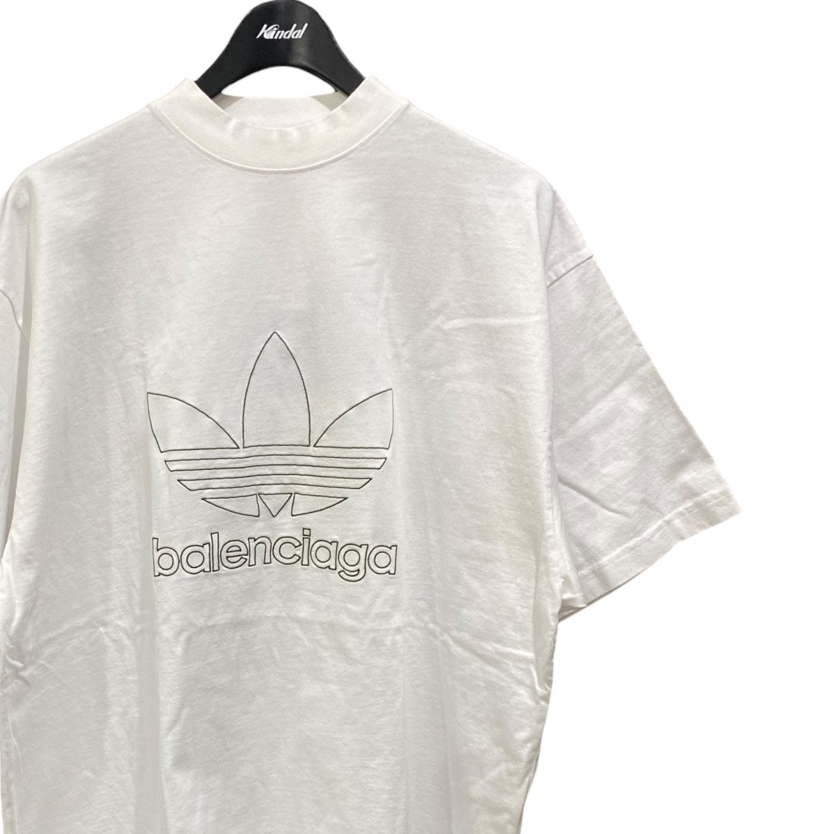 BALENCIAGA×adidas adidasロゴ刺繍 オーバーサイズ Tシャツ723976 古着・中古-3枚目のアイテム画像