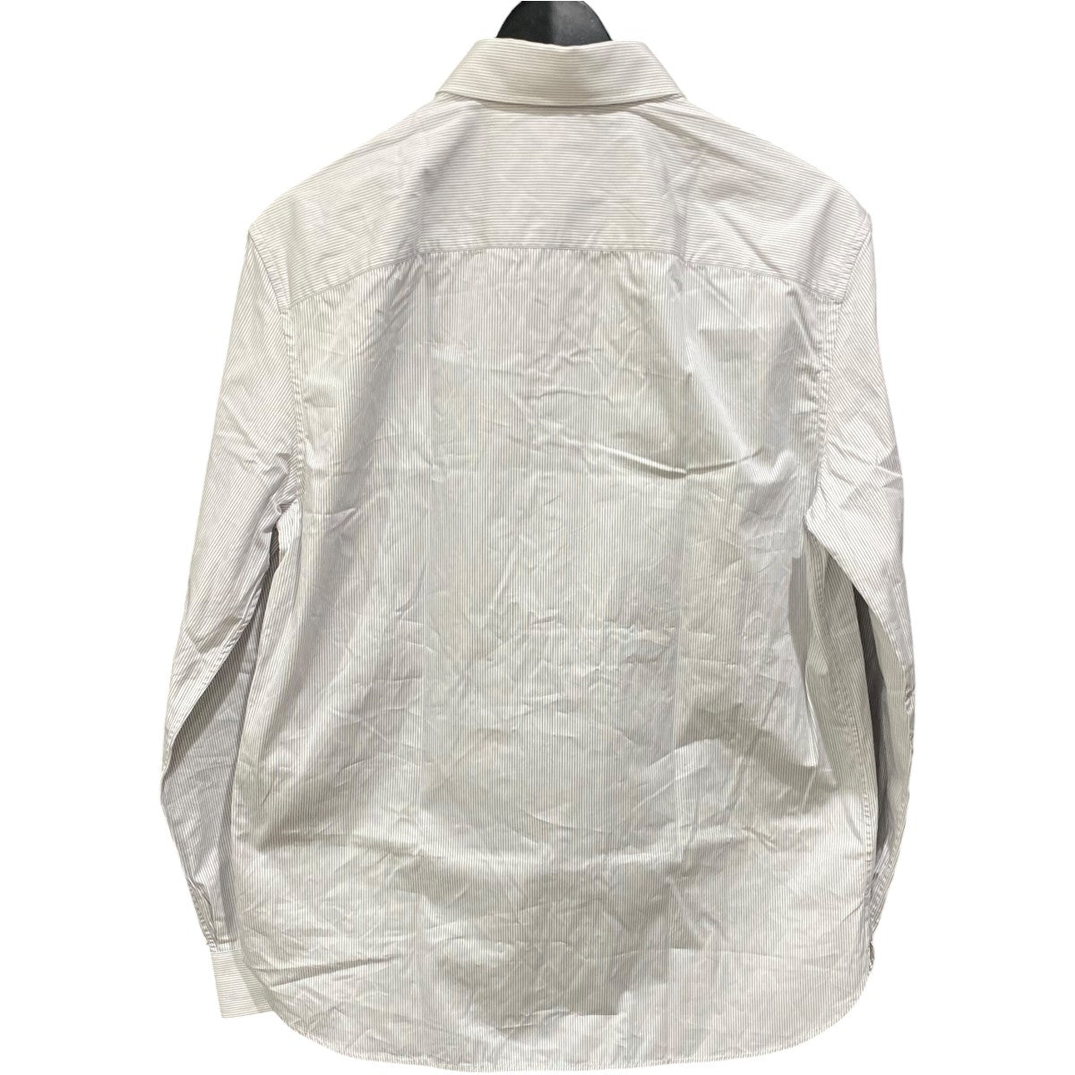 Saint Laurent Paris YSLロゴ付ストライプシャツ712700 古着・中古-2枚目のアイテム画像