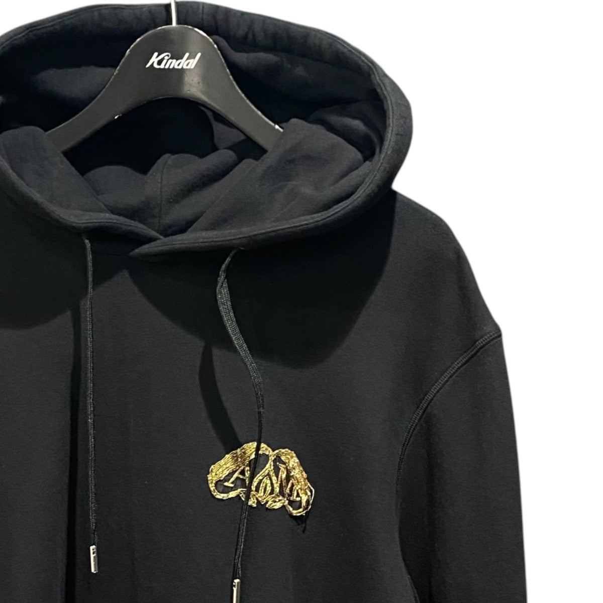 ALEXANDER McQUEEN ロゴ刺繍プルオーバーパーカー781955 古着・中古-3枚目のアイテム画像